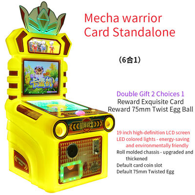 19-inch Children and Adults' Arcade Game Mech Warrior Bull Card Machine