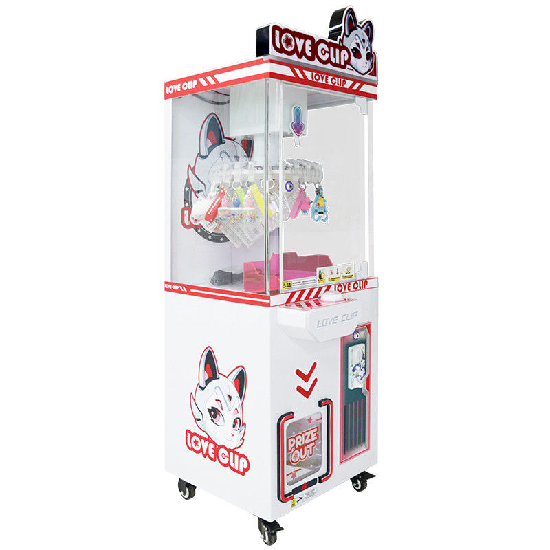 Red Coin-operated Claw Machine Game Starry Love Clip Machine Controllable Prize Clip Snack Gift Vending Machine