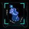 কয়েন পরিচালিত ভিআর আরকেড মেশিন 1 প্লেয়ারের জন্য 9 ডি ডিম ভি ভি সিনেমা