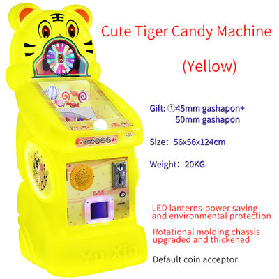মিষ্টি স্যান্ডি আঙ্গুল মেশিন grabber Enchanting Tiger Colorful Candy Dispenser
